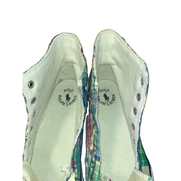 Rare Polo By Ralph Lauren Brisbane Multicolor Sneakers 6 Men’s 8 Women’s - Picture 11 of 15